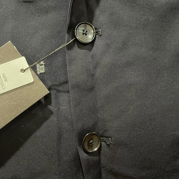 NEW Zara Man Basic Navy Blazer Size 40 - Picture 8 of 12